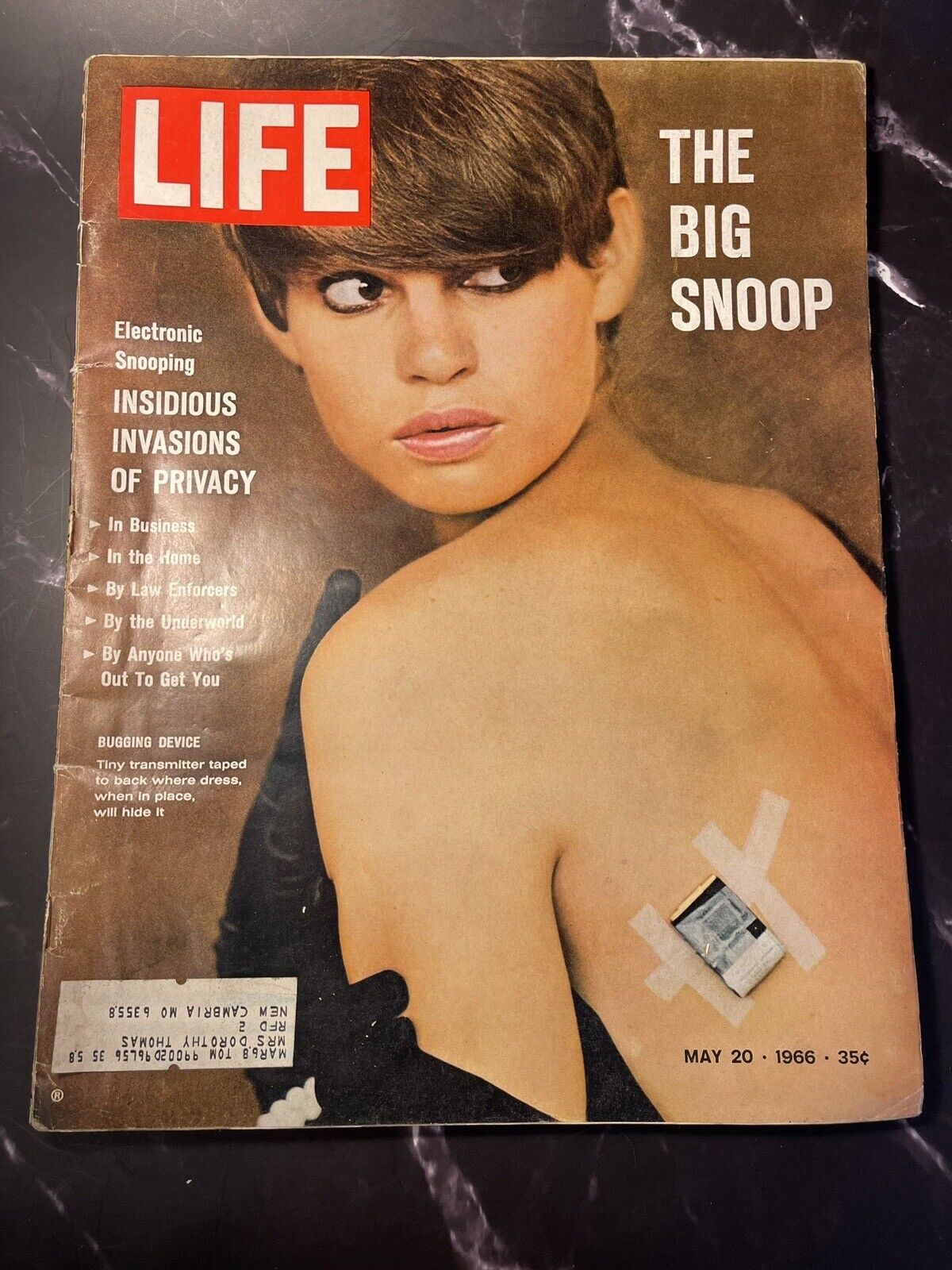 Vintage 1966, May 20 Life Magazine The Big Snoop Invasion Of Privacy 131 Pages