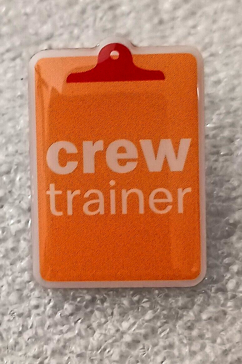 McDonald\'s Crew Trainer Fast Food Employee Lapel Hat Pin NOS New 2023