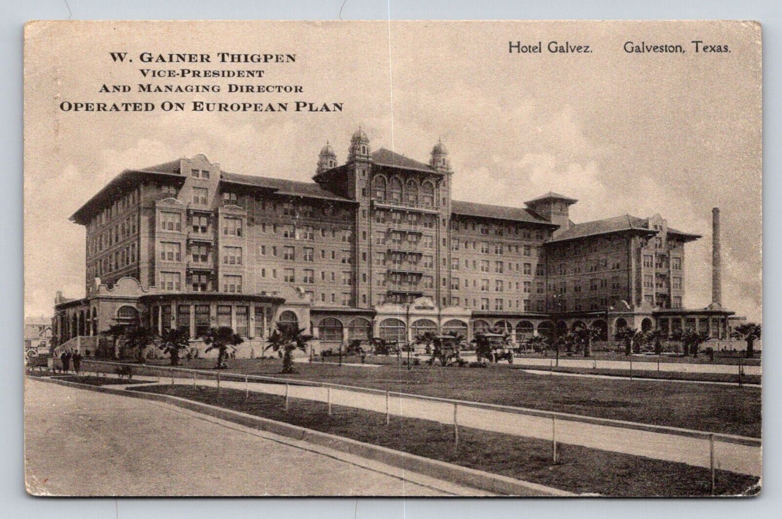 Hotel Galvez Albertype Galveston Texas  P701