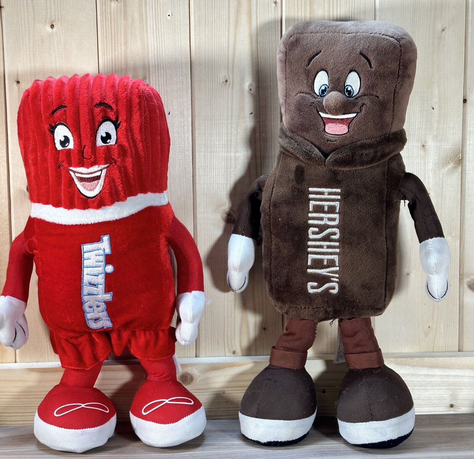 Twizzlers and Hershey Plush Petting Zoo Plush Candy  Exclusive SET OF 2