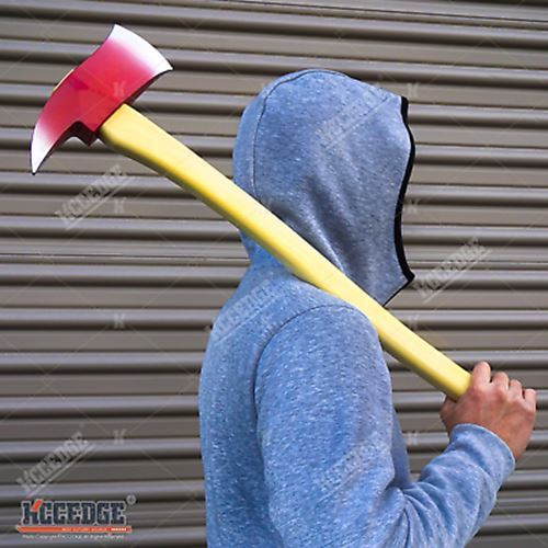 HALLOWEEN FOAM LARP PROPS Axe Bat Hammer Crowbar Pipe Cleaver Sledgehammer Spear
