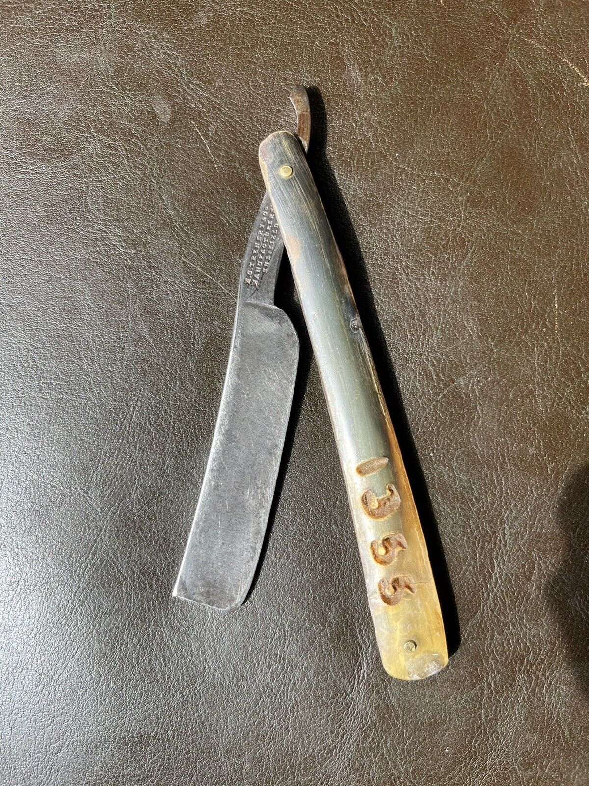 Antique Straight Razor By H. C. Trenery & Co. Sheffield 1800's (Historical Mark)
