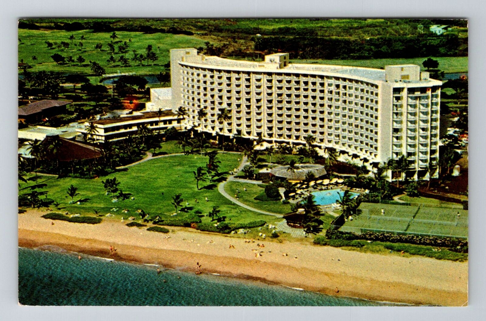 Maui HI-Hawaii, Maui Surf, Kaanapali Beach, c1973 Vintage Postcard