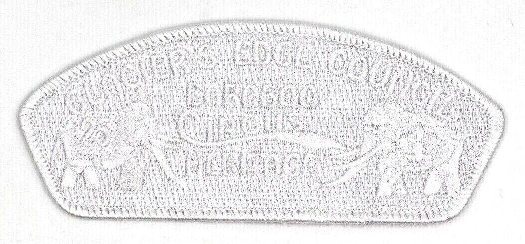 2011 Baraboo Circus Heritage 25 Years Patch Glacier's Edge Council Ghosted CSP