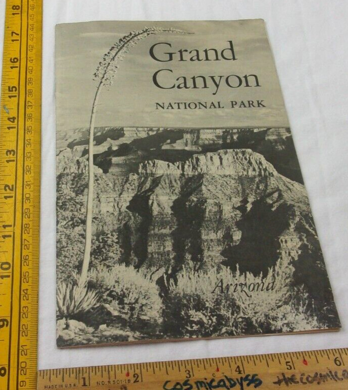 Grand Canyon National Park brochure booklet Arizona 1956