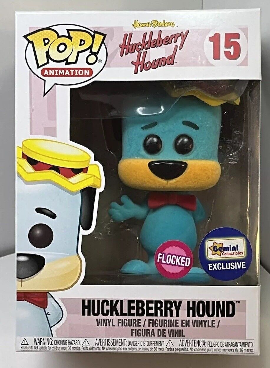 Funko Pop Hanna Barbera Flocked Huckleberry Hound Exclusive #15 Vaulted WPP