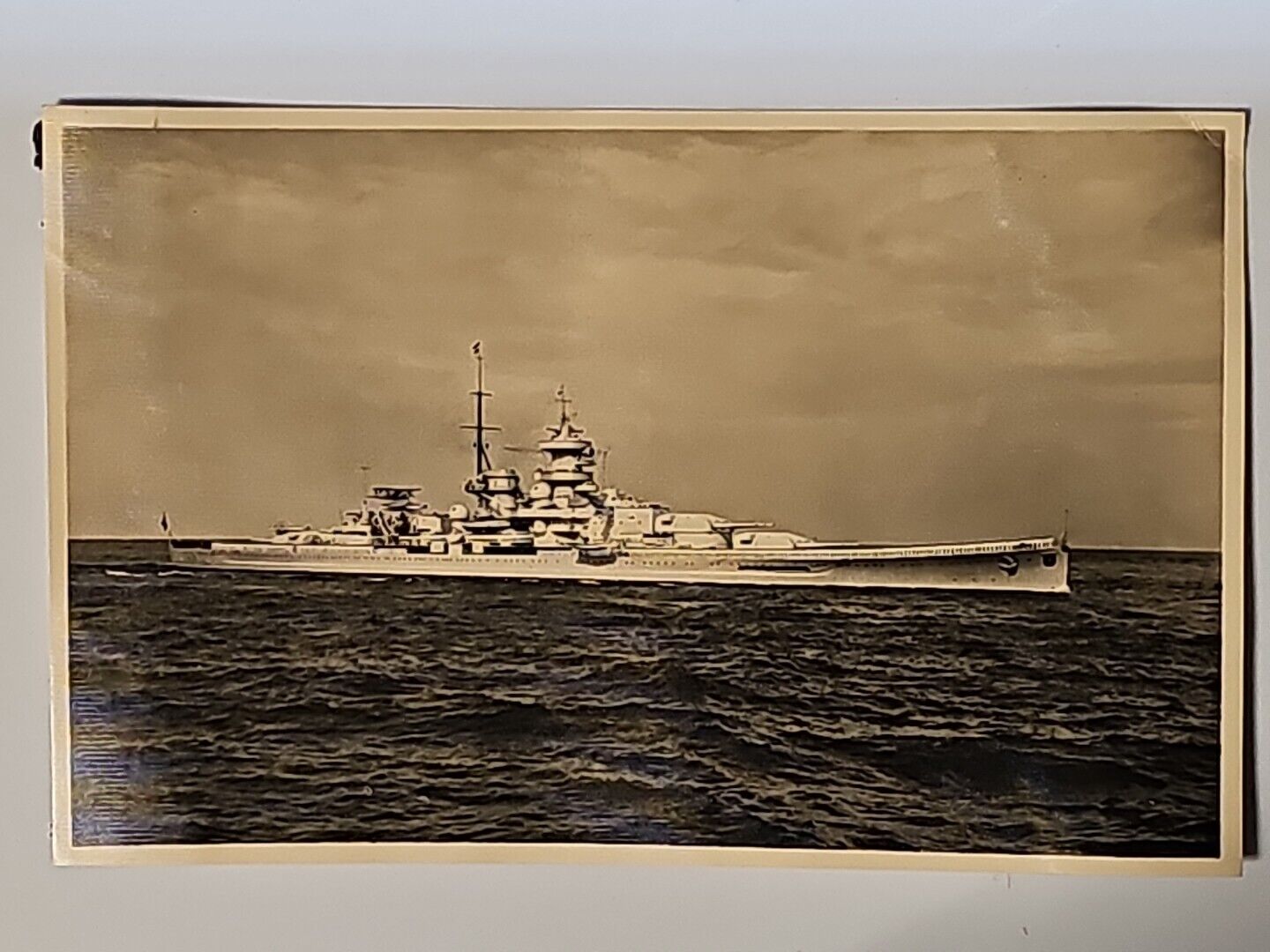 German Navy Kriegsmarine Battleship Photo Pre-War ~1937 4 X 6 Original 