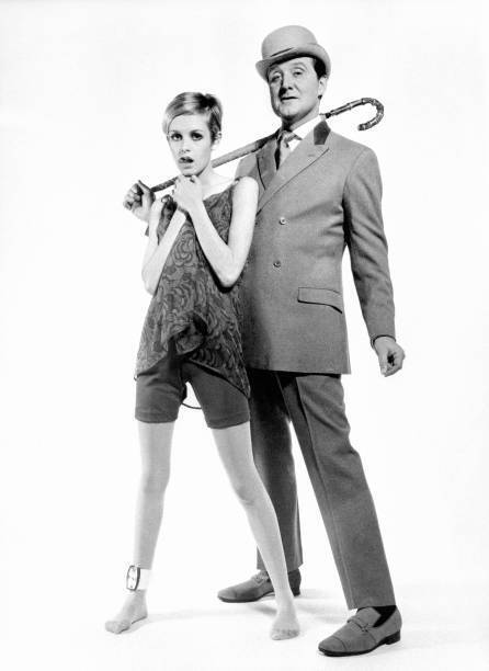 Patrick Macnee Twiggy wear two creations that will be seen whe- 1967 Old Photo