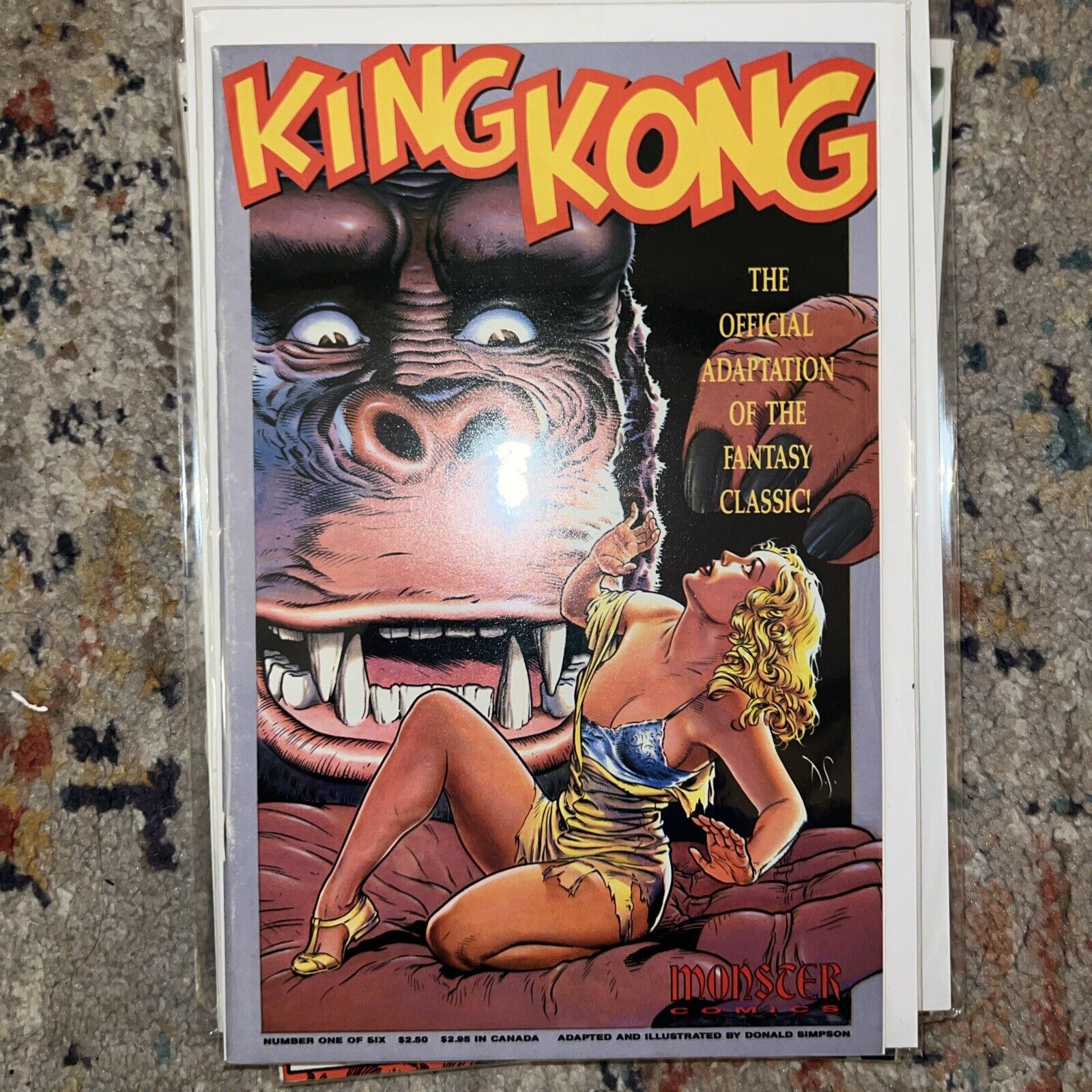 King Kong #1  MONSTER Comics 1991  Dave Stevens