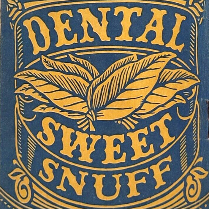 1946 Dental Scotch Sweet Snuff Ivey Owen Ad Premium Calendar Memo Book Notepad B