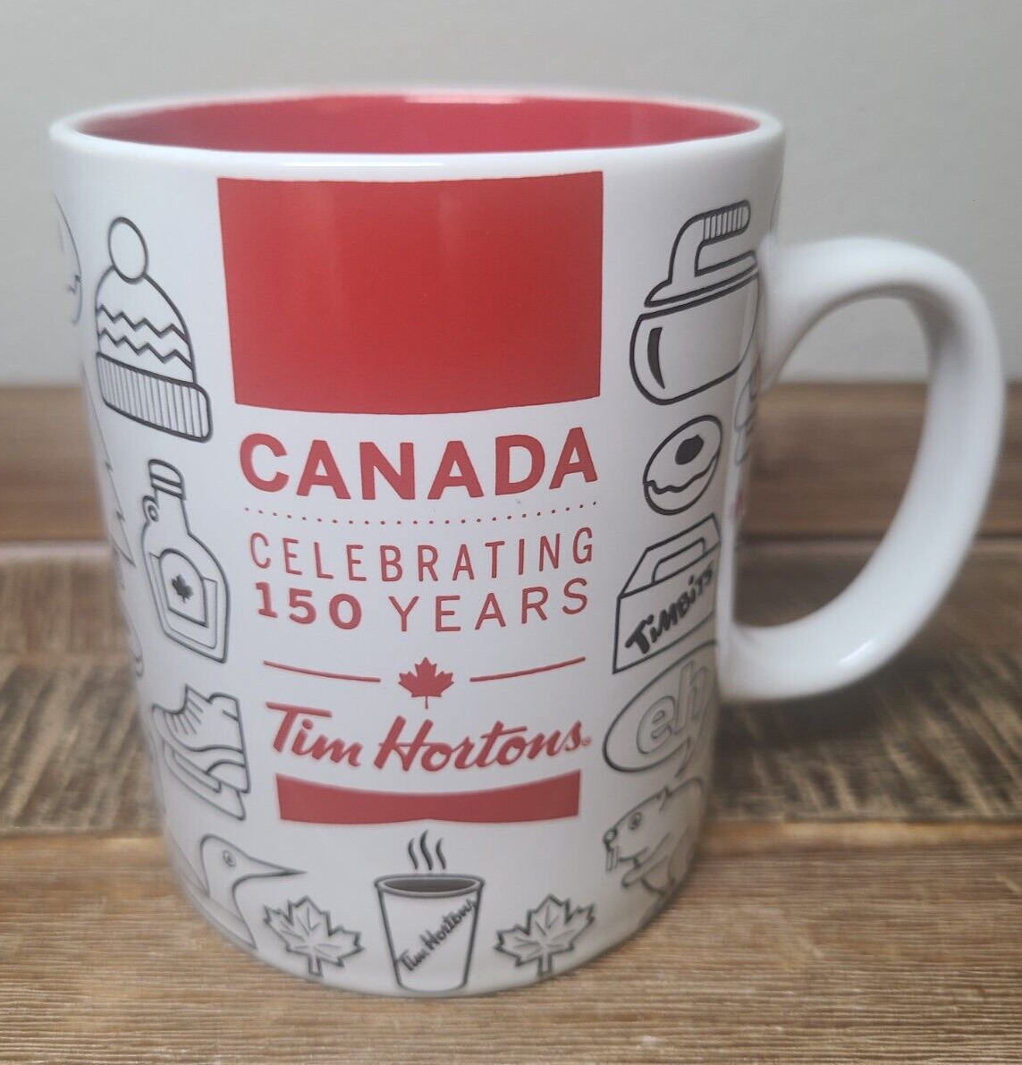 2017 Limited Edition Tim Hortons Canada Celebrating 150 Years Coffee Cup Mug