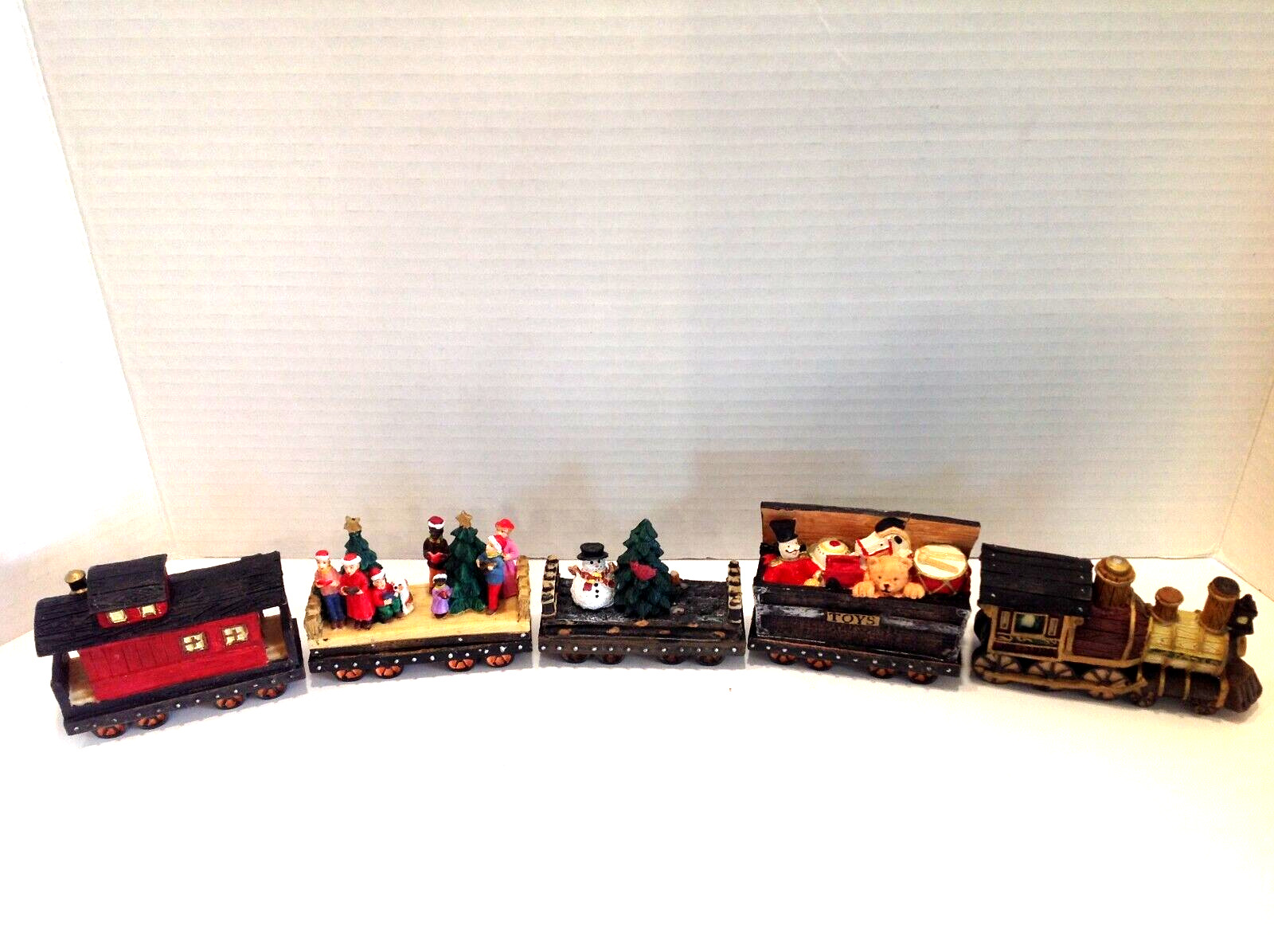 Vintage JC Penney Christmas Home Towne Express 1999 Train Set Lot of 5 Pieces