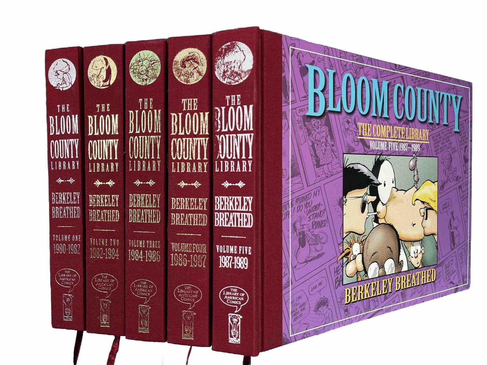 Bloom County: The Complete Library, Vol. 1,  2, 3, 4, 5 -Berkeley Breathed - Set