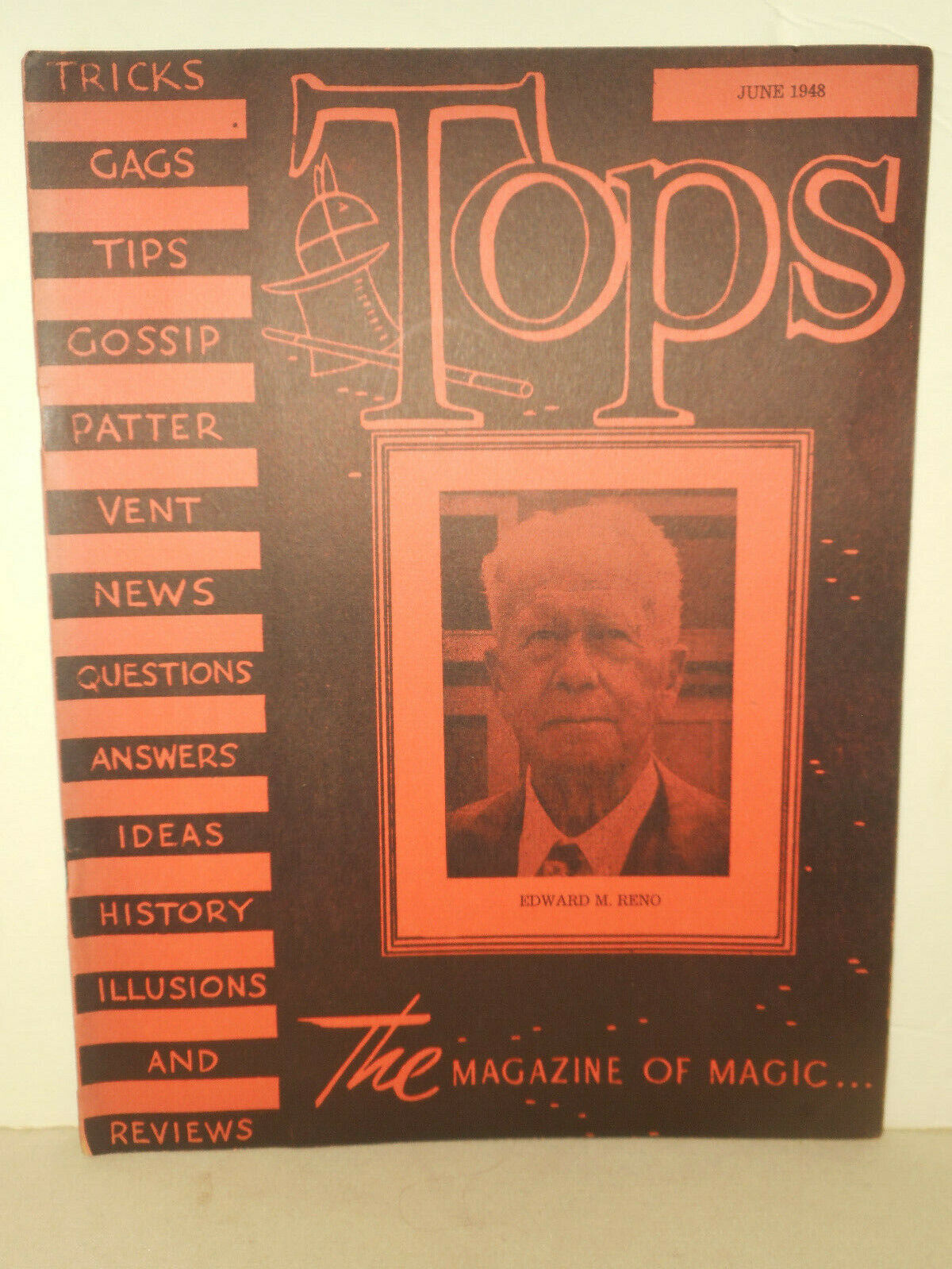 1948 TOPS The Magazine of Magic June Chinese Army Doing Magic Acts, ZOMBIE ACT