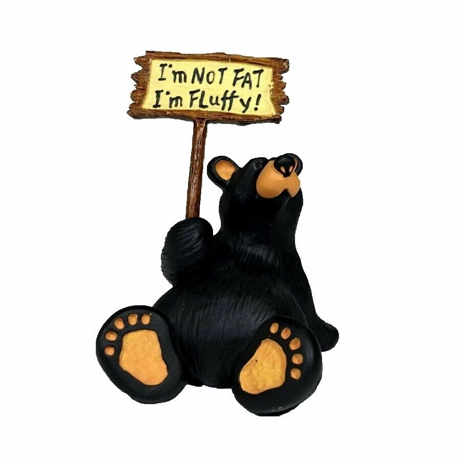 BSC/Bearfoots® by Jeff Fleming 30150177 I\'M FLUFFY Resin Bear Fig. #0107/R425