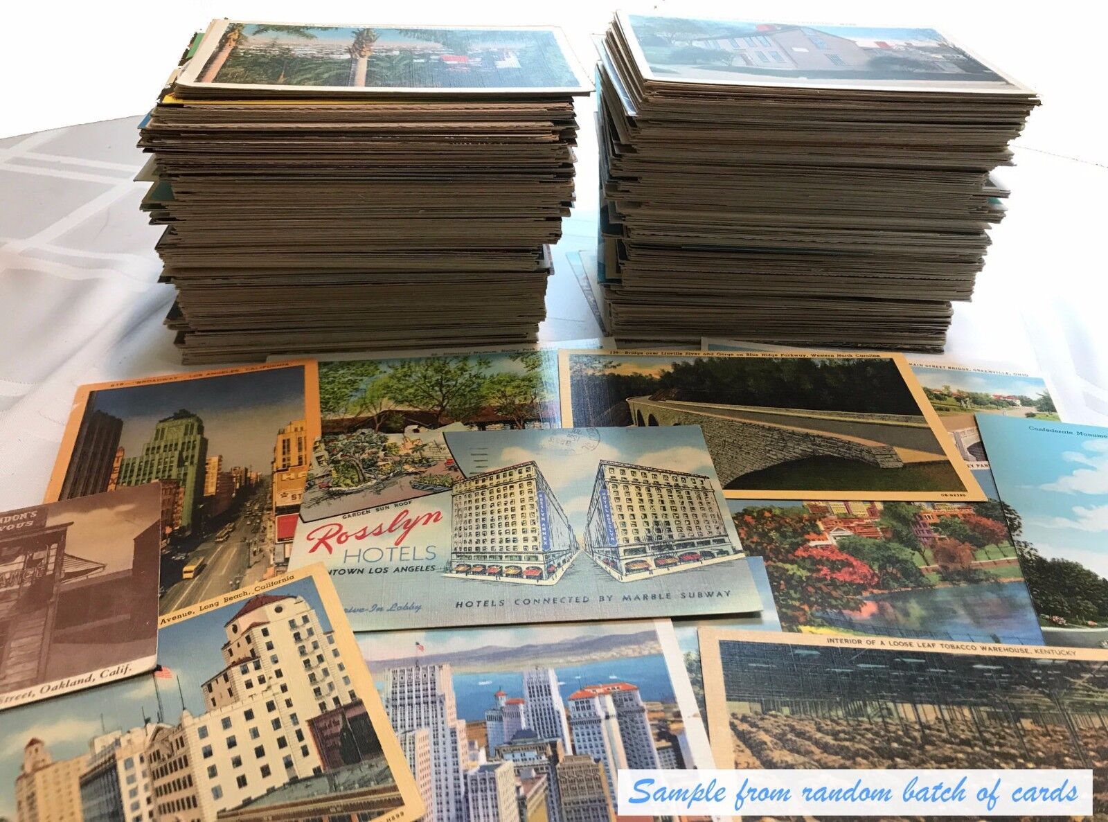 Vintage lot of postcards ~ 25 Random Postcards from the 1920s to \'70s - Historic