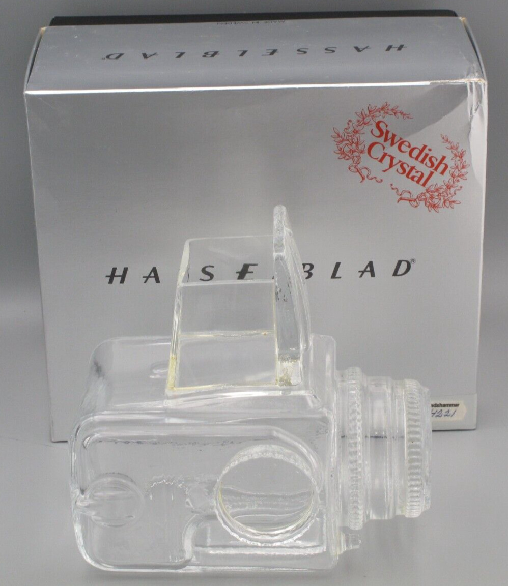 Hasselblad 500C/M Crystal Glass Camera 4221 Sweden Lindshammar 1:1 Scale Replica