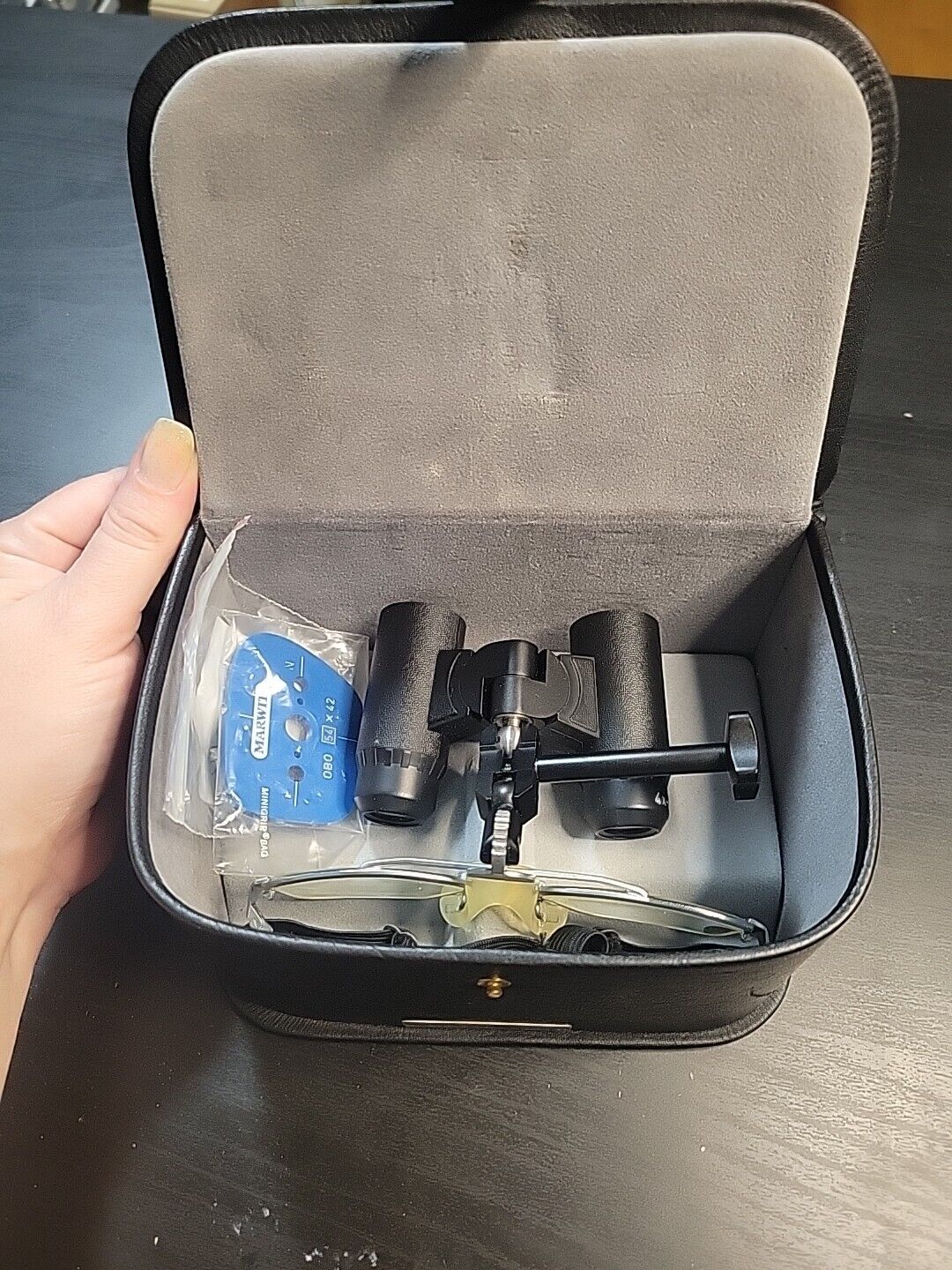 Vintage Zeiss 4x-500 Medical / Dental loupes With Case