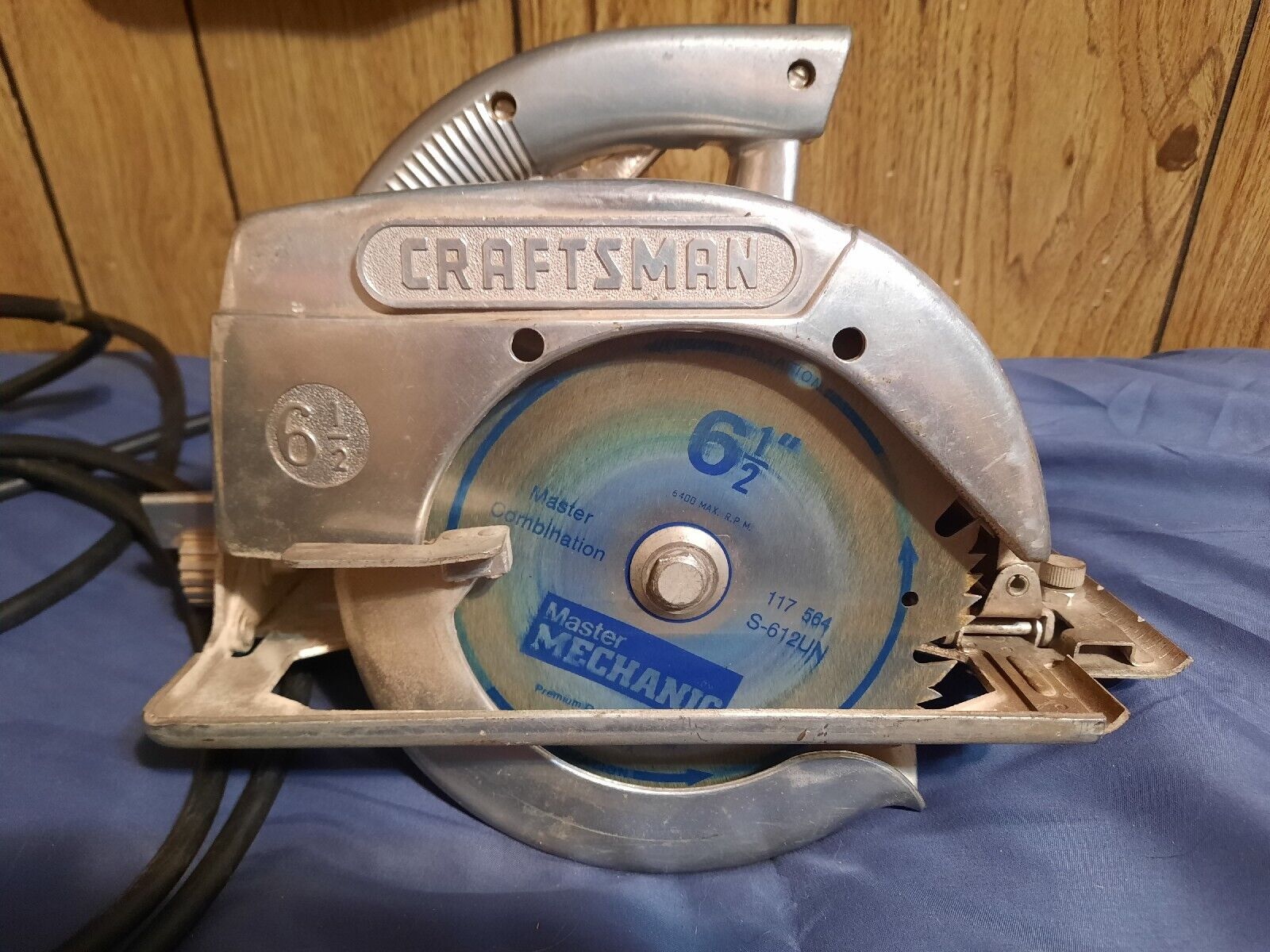 Vintage Craftsman 6 1/2 Table Electric Hand Saw 1959 Sears Model No. 336.27963