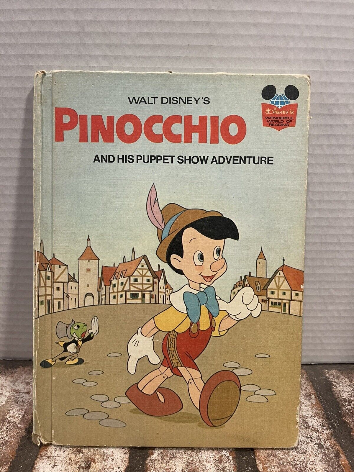 Vintage Walt Disney Pinocchio And His Puppet Show Adventure 1973 Hardcover Book