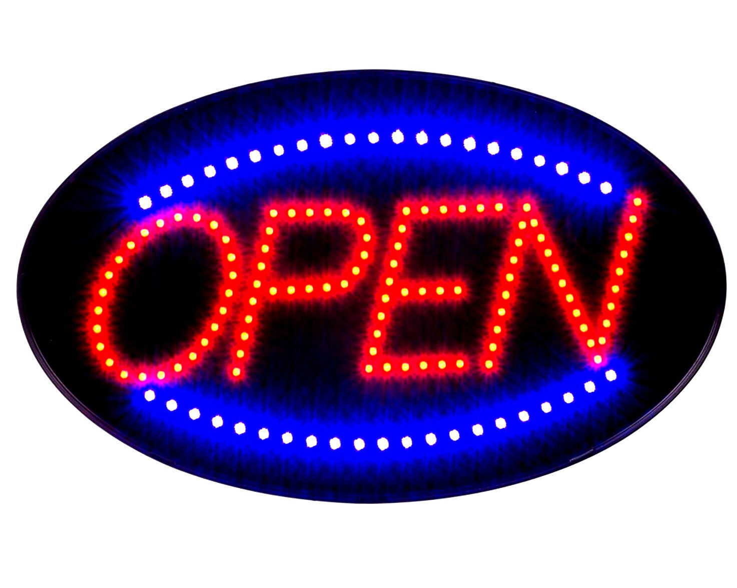 Ultra Bright LED Neon Light Animated Motion with ON/OFF OPEN Business Sign S30