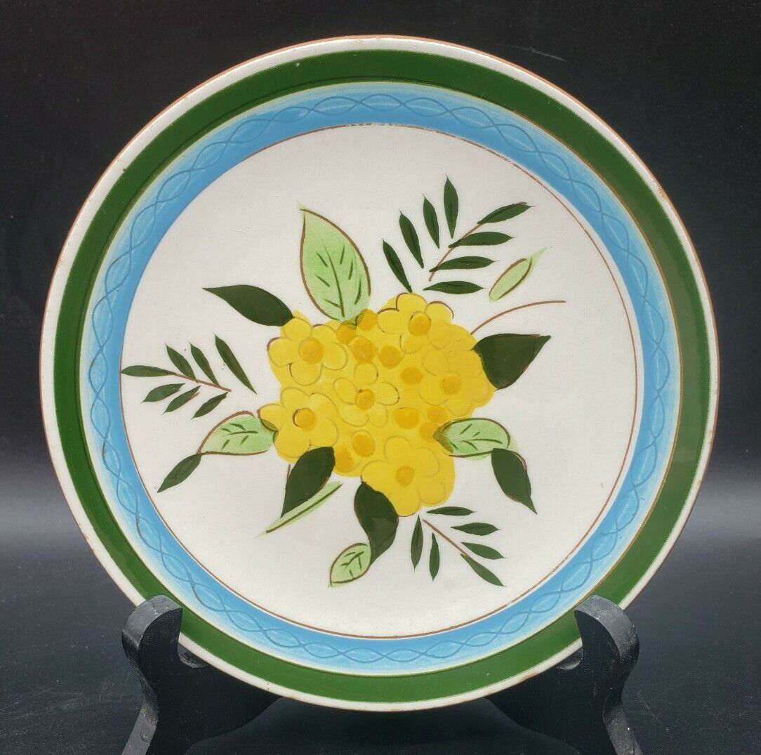 Vintage Stangl Pottery Country Garden 6” Plate Hand Painted Flowers New Jersey