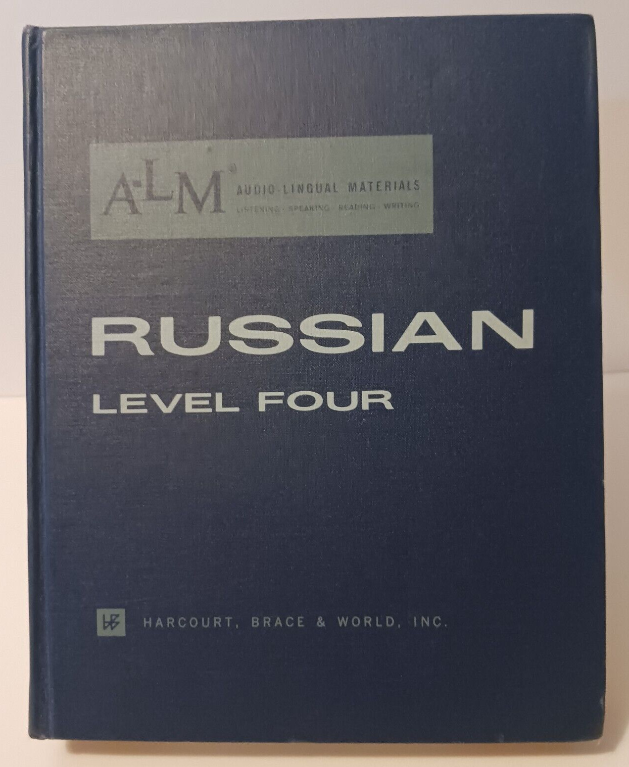 1965 ALM Russian Level 4 Modern Language Materials Center, BOOK Only, Ex-Library