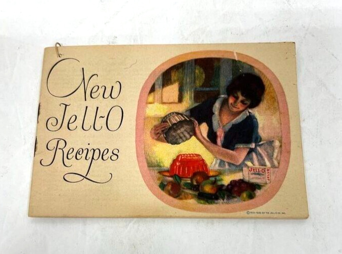 Vintage 1925-26 New Jell-o Recipes Booklet 4 1/4\