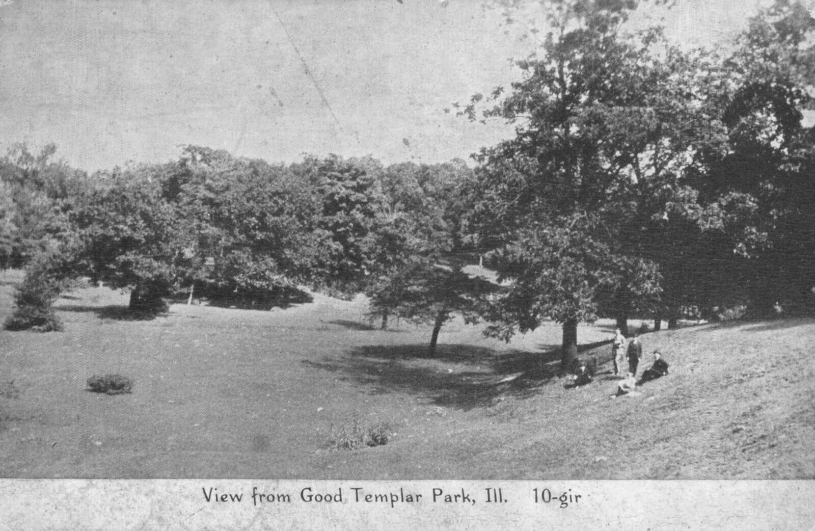 GOOD TEMPLAR PARK, Illinois VIEW c1907 Divided Back ANTIQUE Postcard 