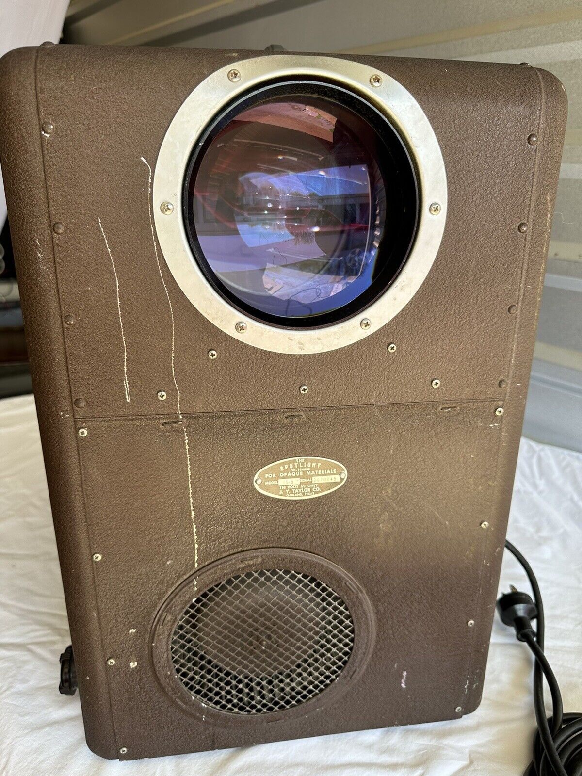 J.Y. Taylor Company TS-5, “The Spotlight” Vintage Antique Opaque Projector
