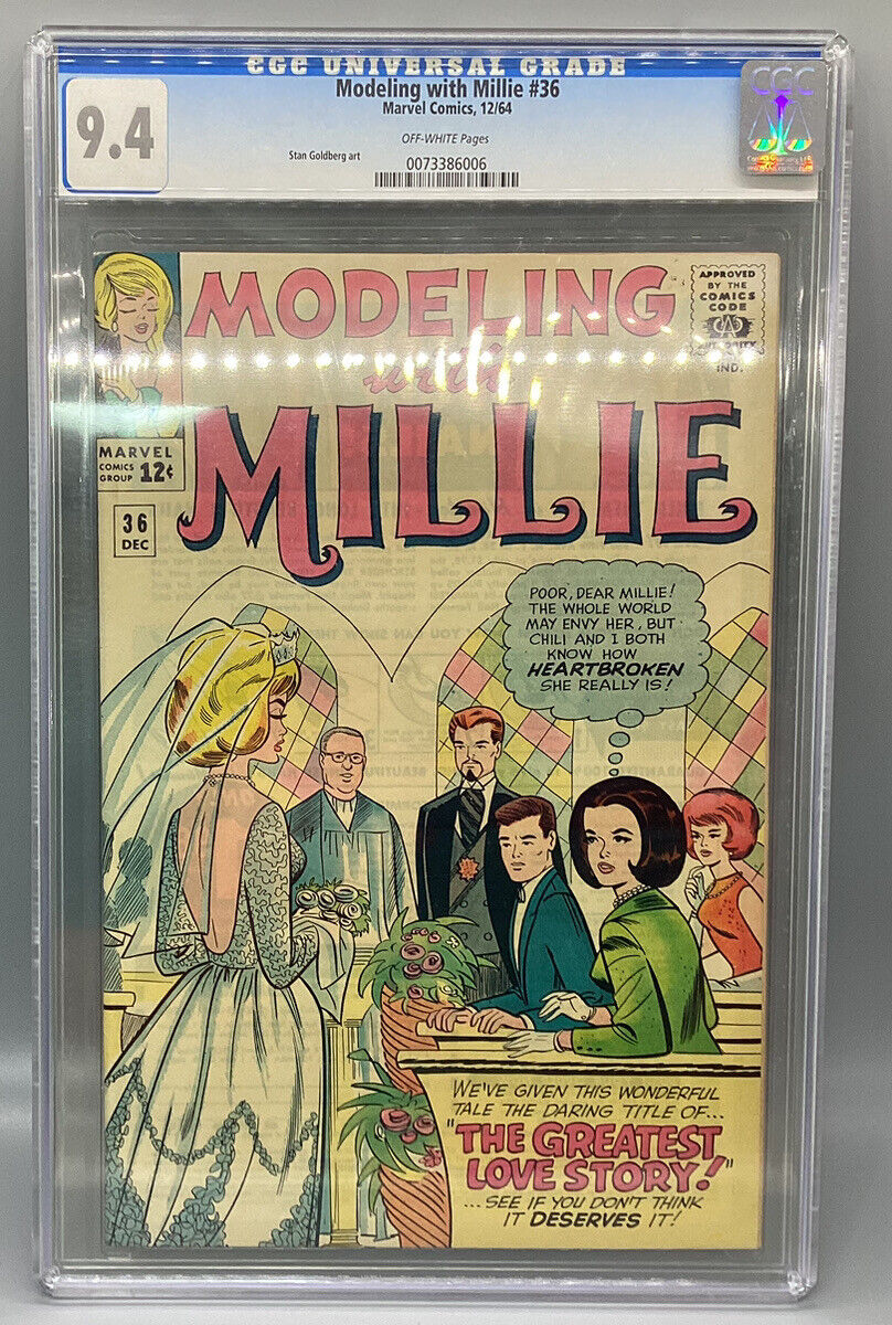 Modeling With Millie #36 - December 1964 - Marvel Comics CGC 9.4
