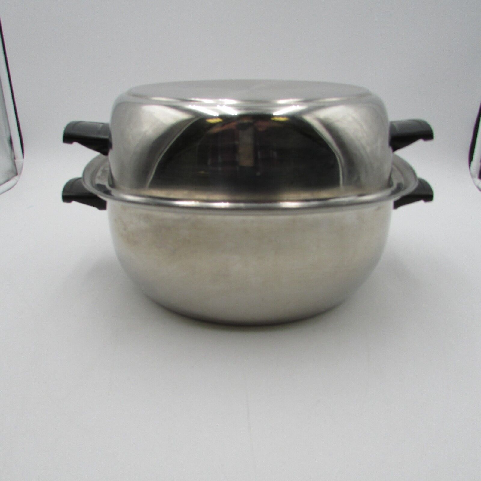 Aristo Craft West Bend Vintage Stainless 12 Inch Square Dutch Pot With Dome Lid