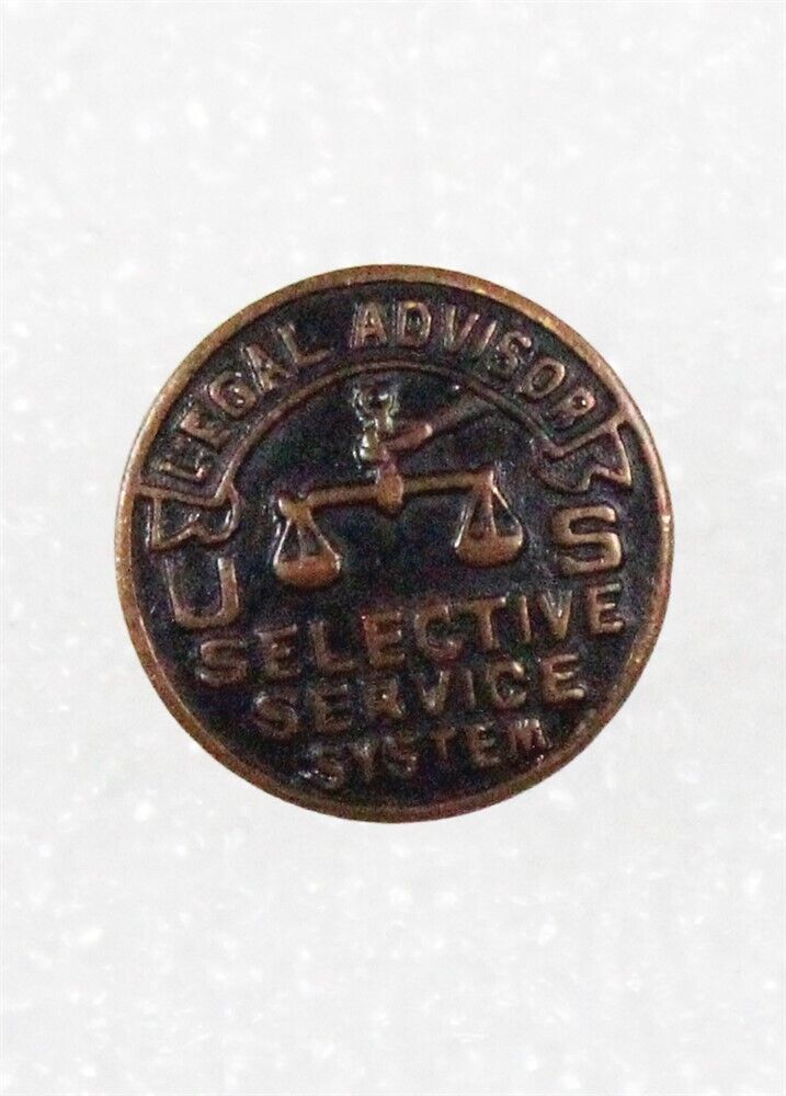 Home Front - Legal Advisor, Selective Service System lapel pin 2971