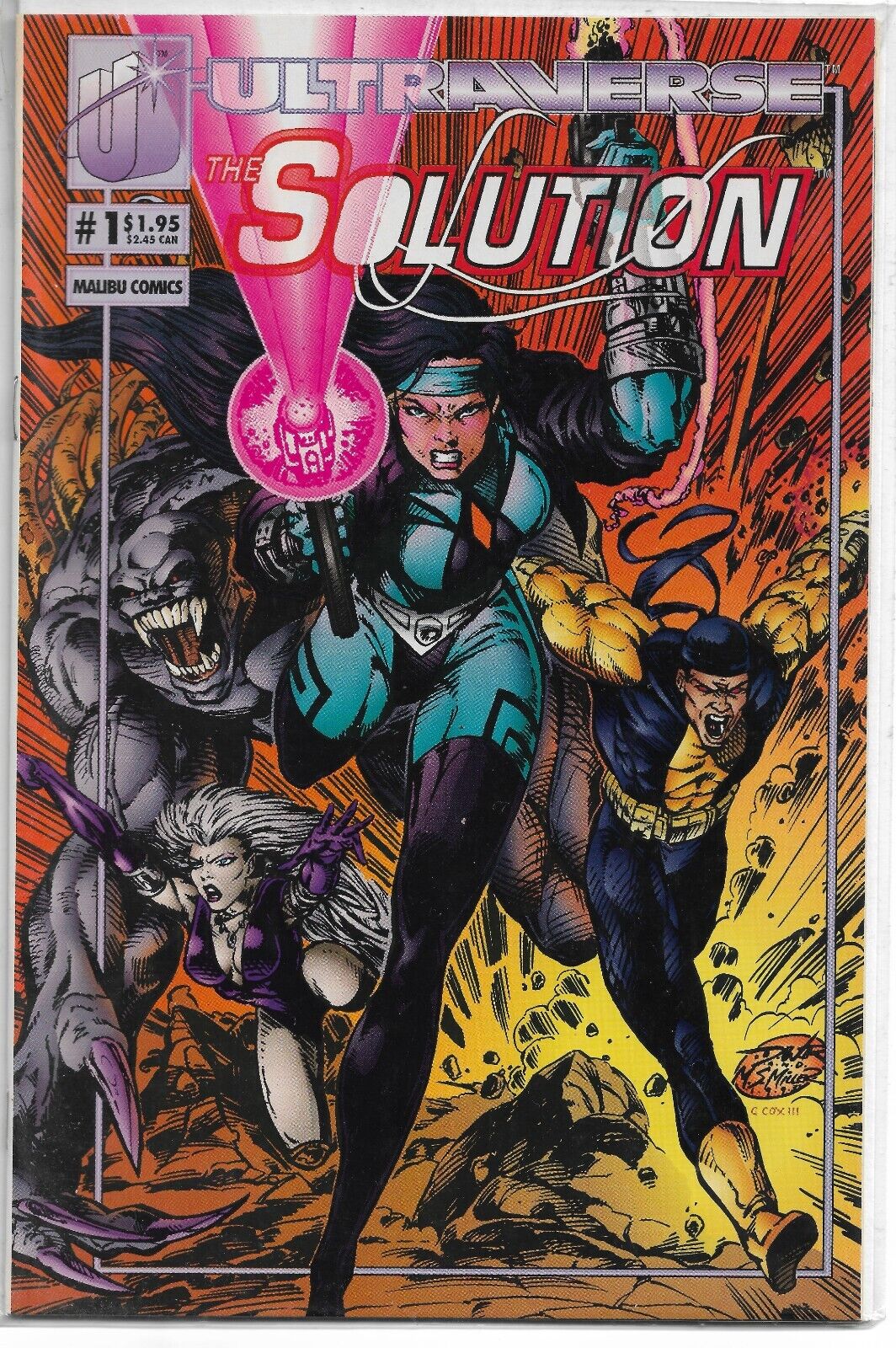 SOLUTION #1 - 1993  Malibu Comics
