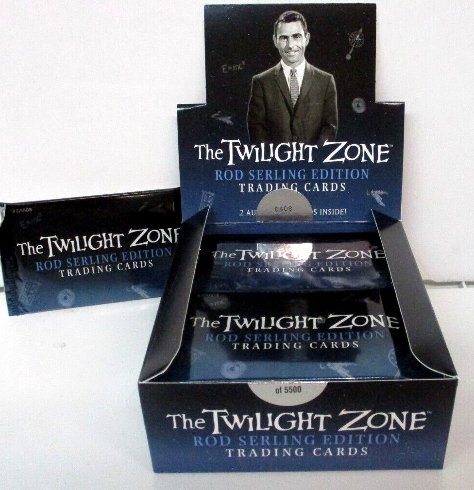 TWILIGHT ZONE ROD STERLING EDITION 1 SEALED PACK NEWLY OPENED UNSEARCHED BOX