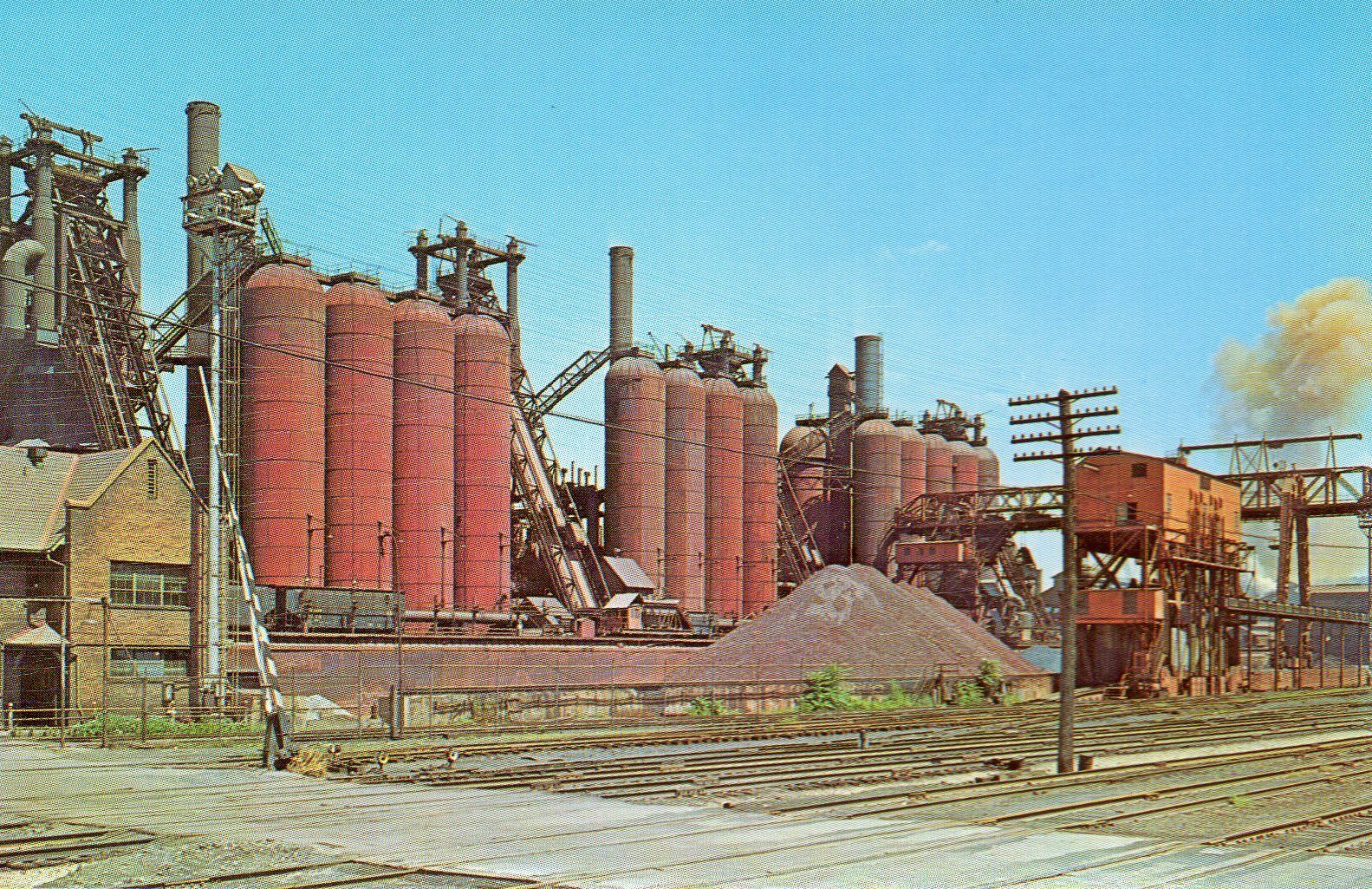 BLAST FURNACES OF THE NATIONAL TUBE CO,MILL-McKEESPORT,PA