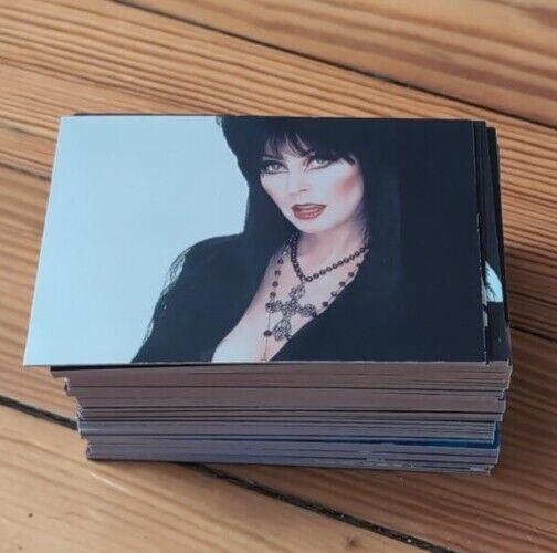 1996 Elvira Mistress of the Dark Trading Card Full Set 72 Cards Comic Images
