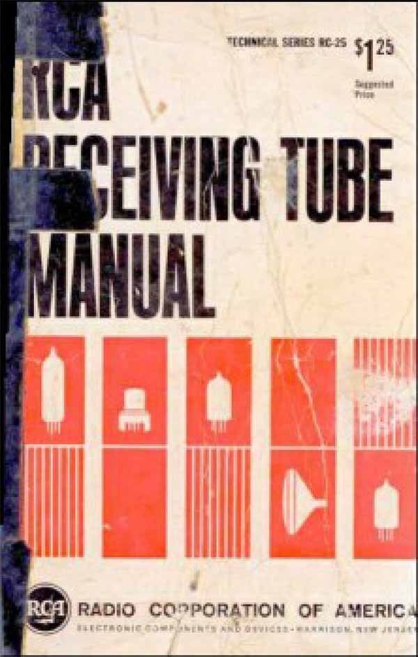 RCA RECEIVING TUBE MANUAL RC-25 1967 PDF