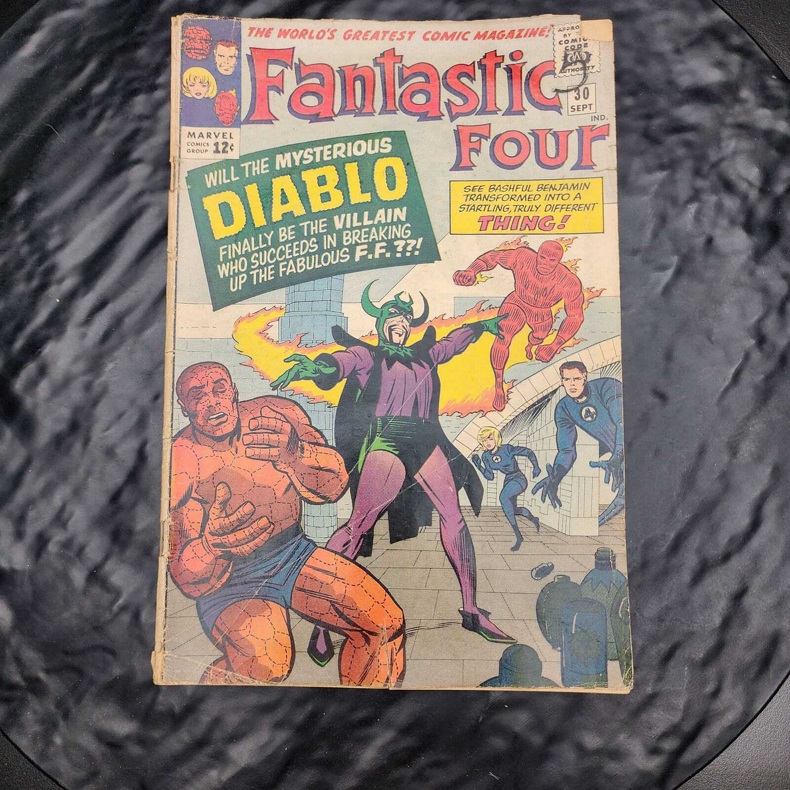 1964 Marvel Comics Fantastic Four #30 1st Appearance Origin Diablo MCU