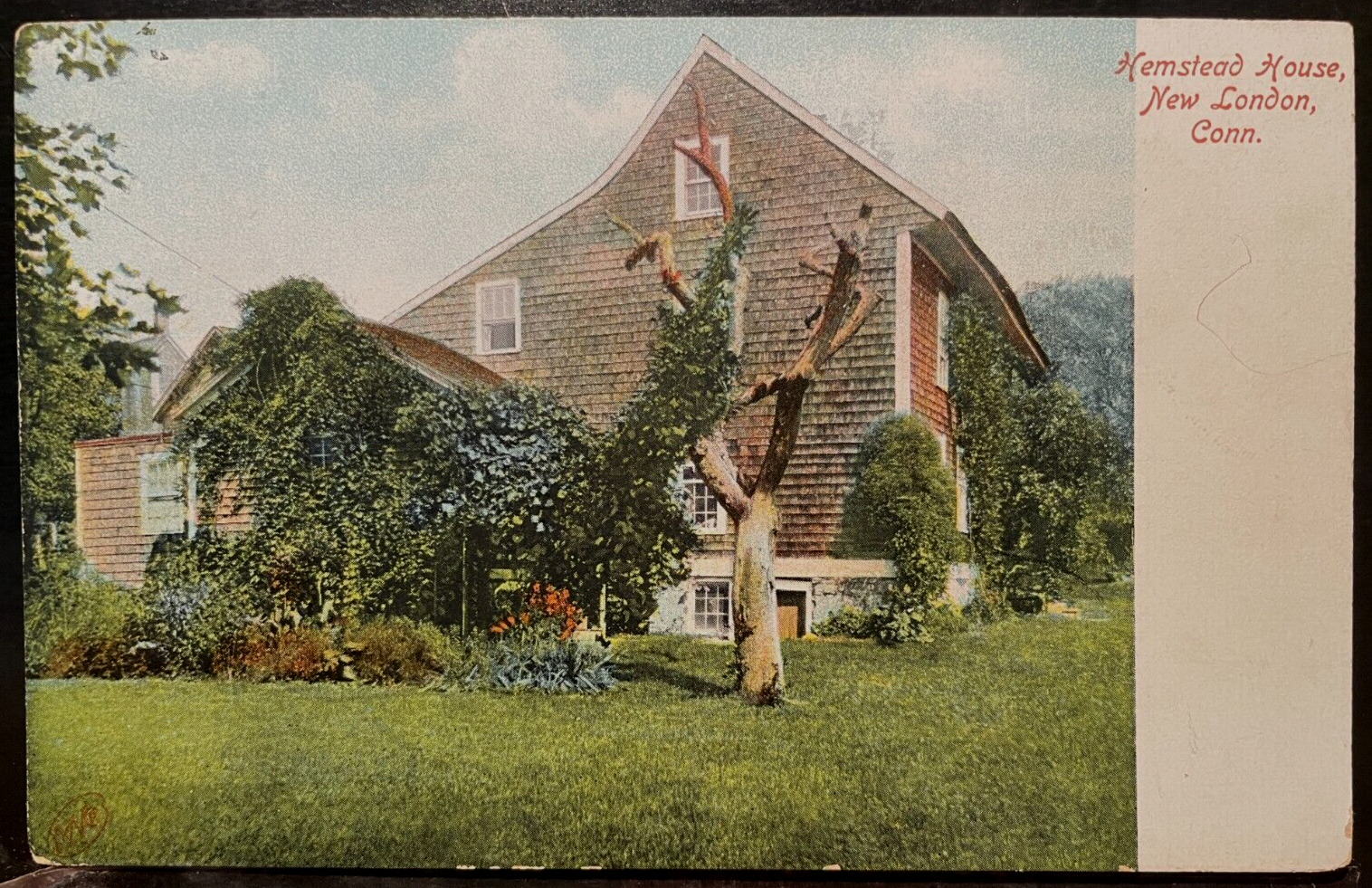 Vintage Postcard 1901-1907 Hemstead House, New London, Connecticut (CT)