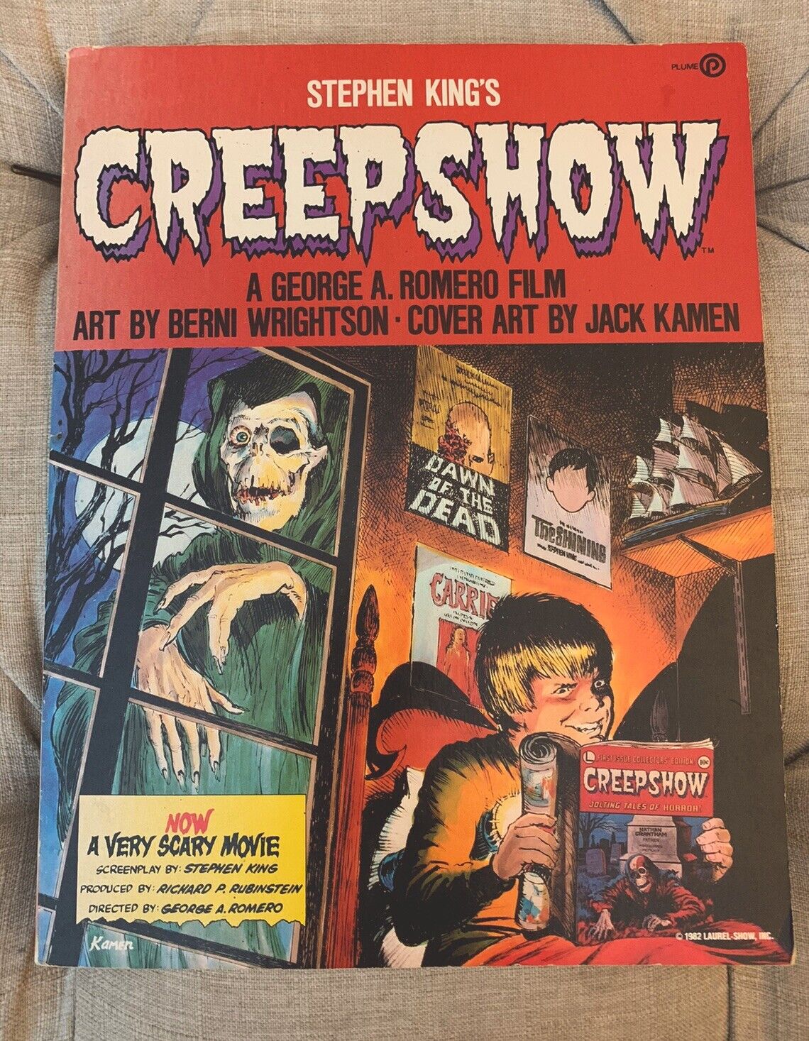 Stephen King's CREEPSHOW Comic Book Club Edition Plume 1982 Horror Scary READ