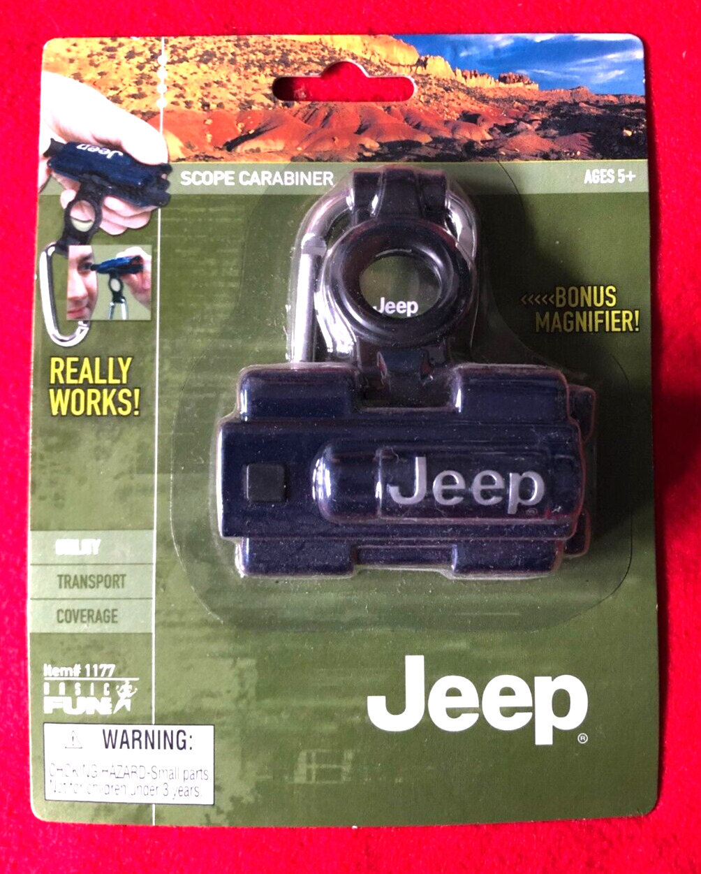 The Jeep Keychain & Magnifier by Basic Fun MOC
