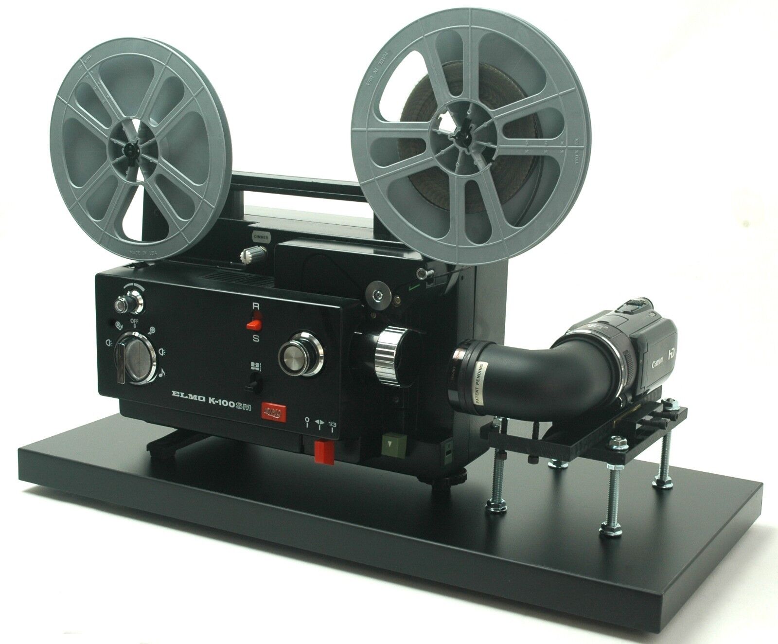 Elmo Movie Projector Telecine Video Transfer Unit, Dual 8 Full HD NTSC Camera