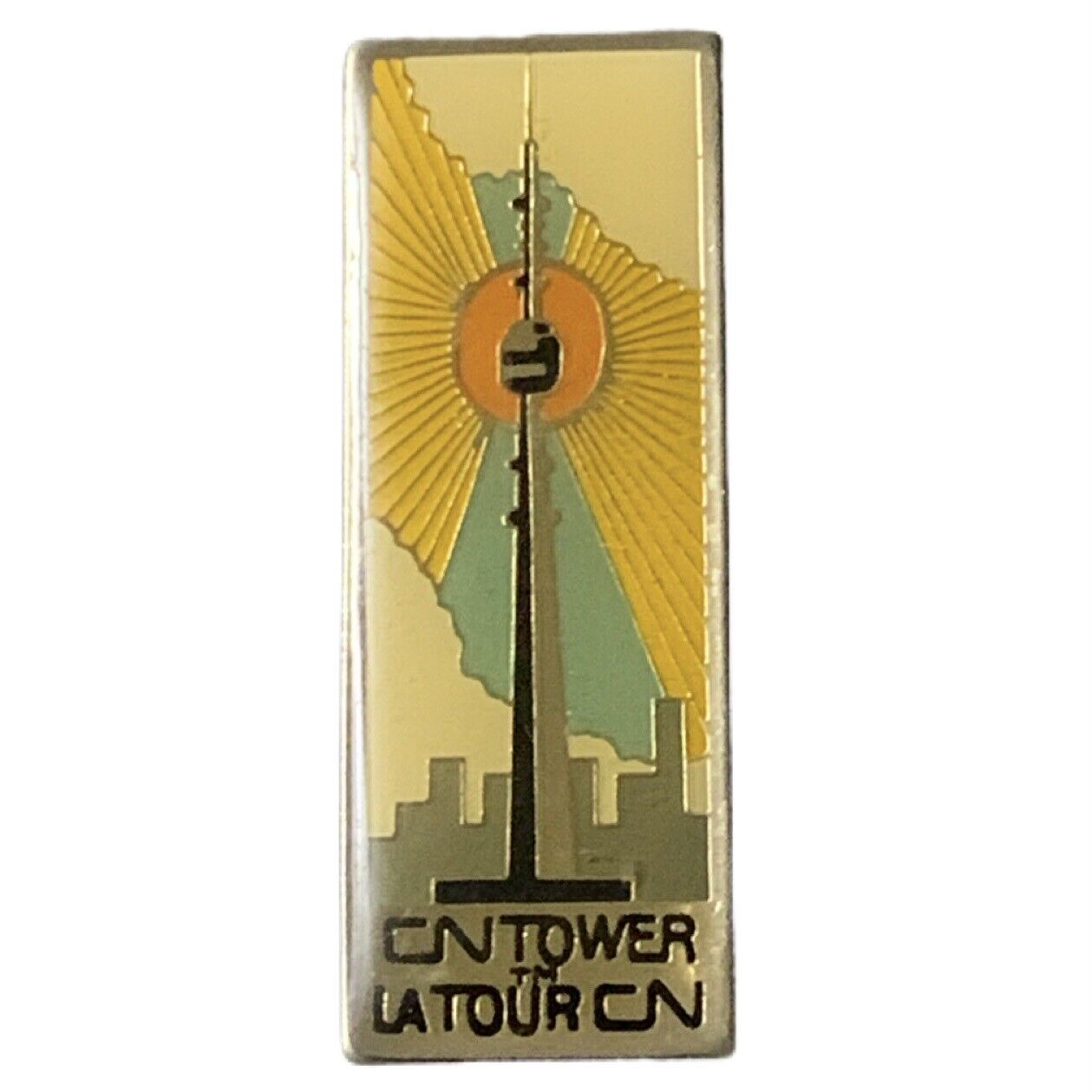 Vintage CN Tower La Tour CN Toronto Canada Travel Souvenir Pin