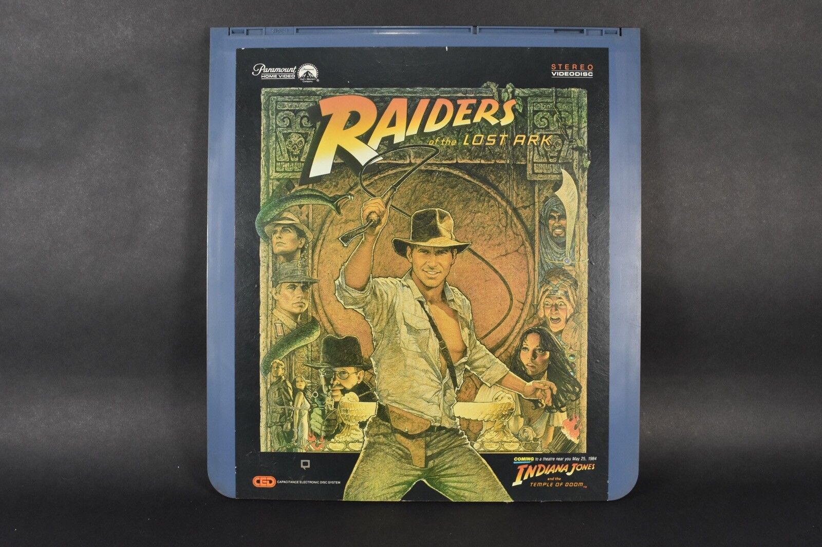 VINTAGE CED Video Disc Untested Raiders of the Lost Ark
