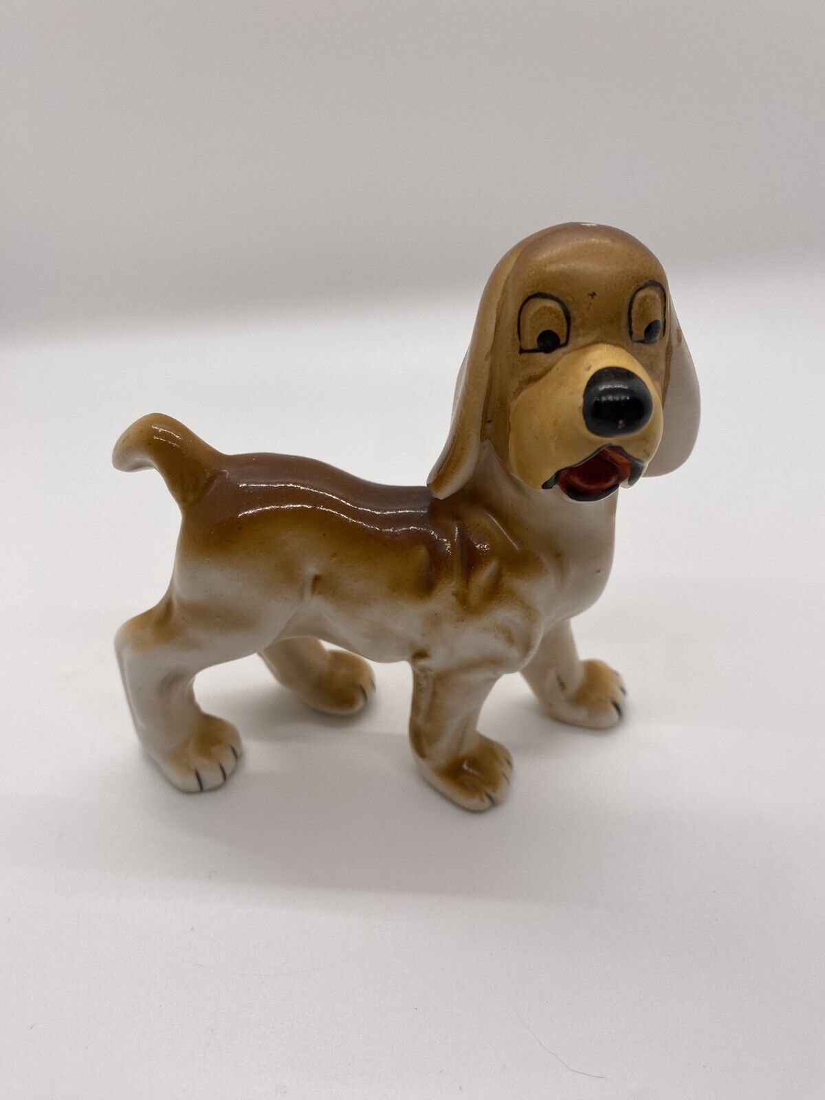 Vintage Japan Ceramic Dog Figurine Long Ears