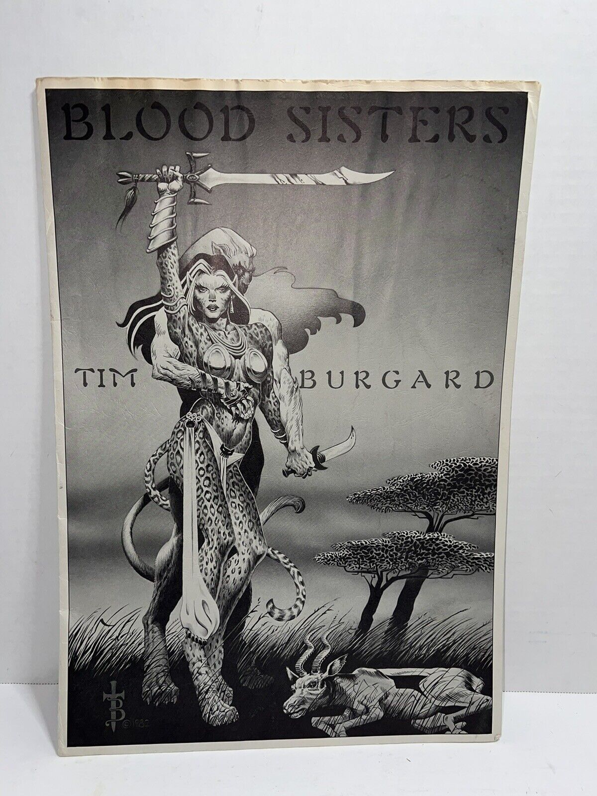 Tim Burgard -Blood Sisters  6 Drucke/ Signiert-Lim./ Fantasy Artwork 1983 Shanes
