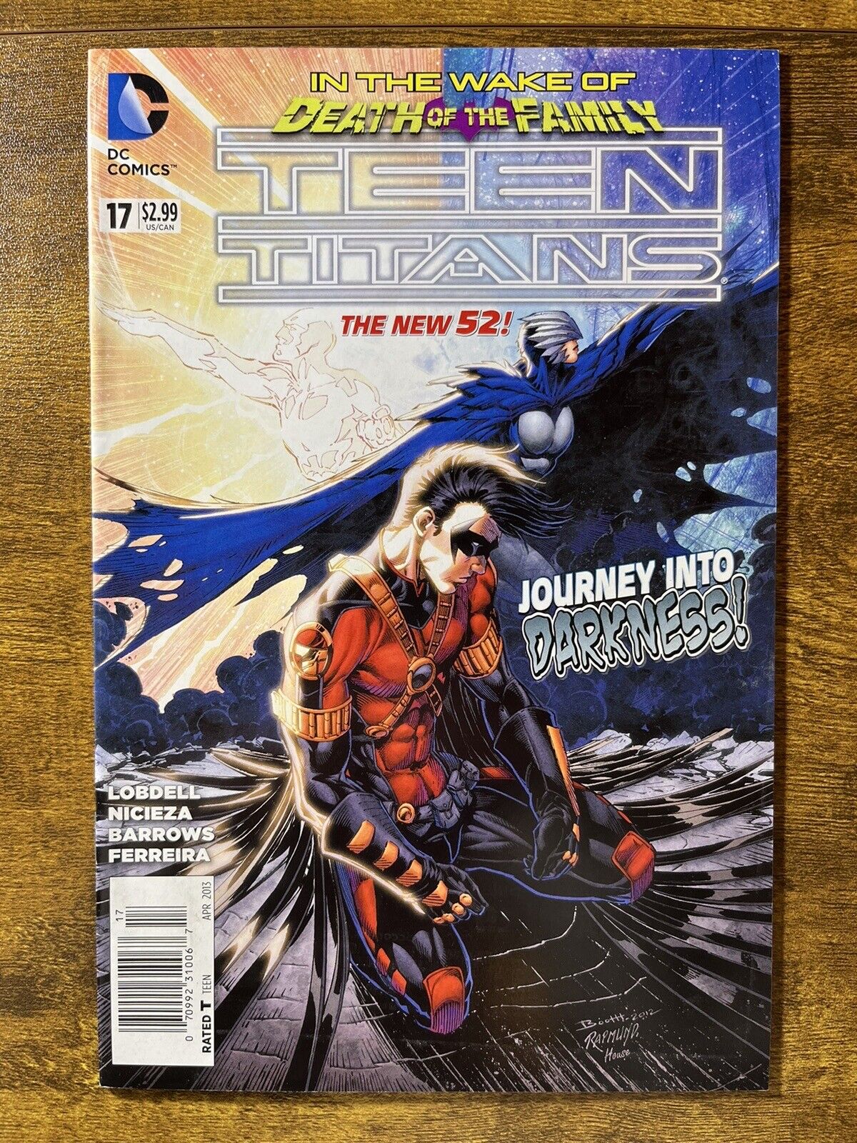 TEEN TITANS 17 EXTREMELY RARE NEWSSTAND VARIANT 1:100 RATIO DC COMICS 2013