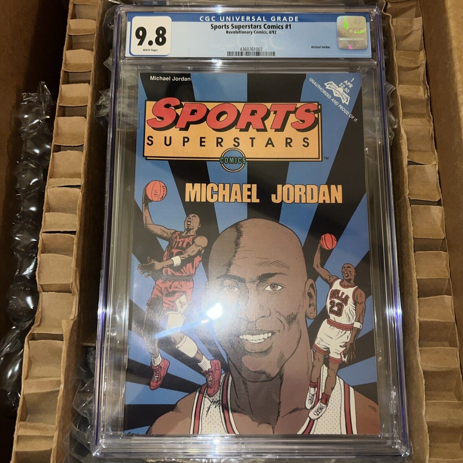 Sports Superstars Comics #1 CGC 9.8 Michael Jordan, April 1992 RARE