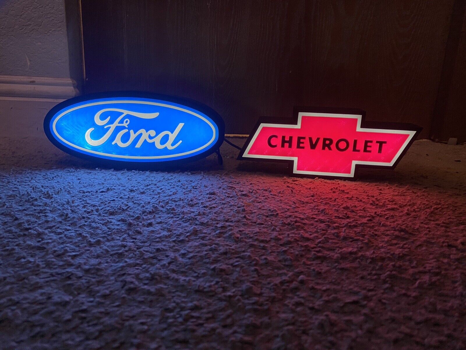 Chevy Ford Light Up Lightbox